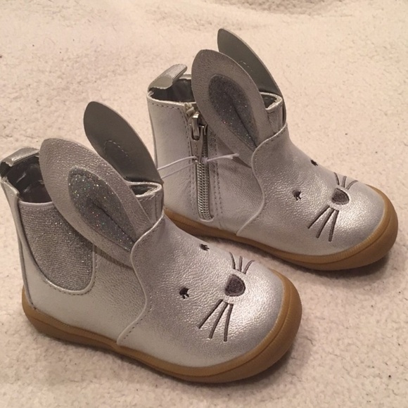 Cat & Jack Other - Cat & jack silver/ Estella girls boots